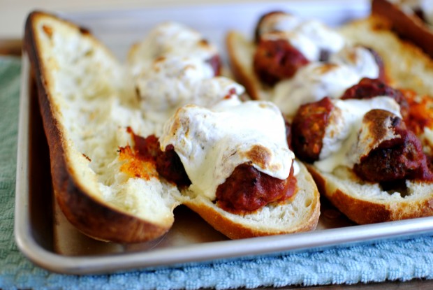 Italian Meatball Sandwiches l SimplyScratch.com