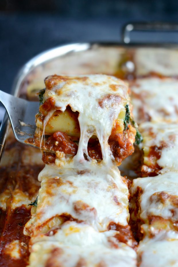 Lasagna Roll-ups l SimplyScratch.com (cheese strings)