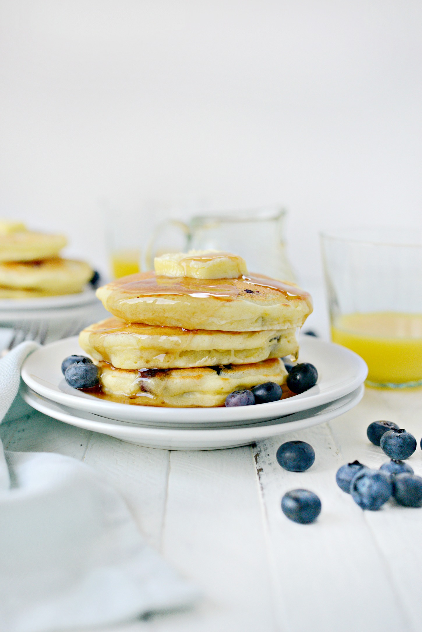Simply Scratch Lemon Blueberry Pancakes Simply Scratch