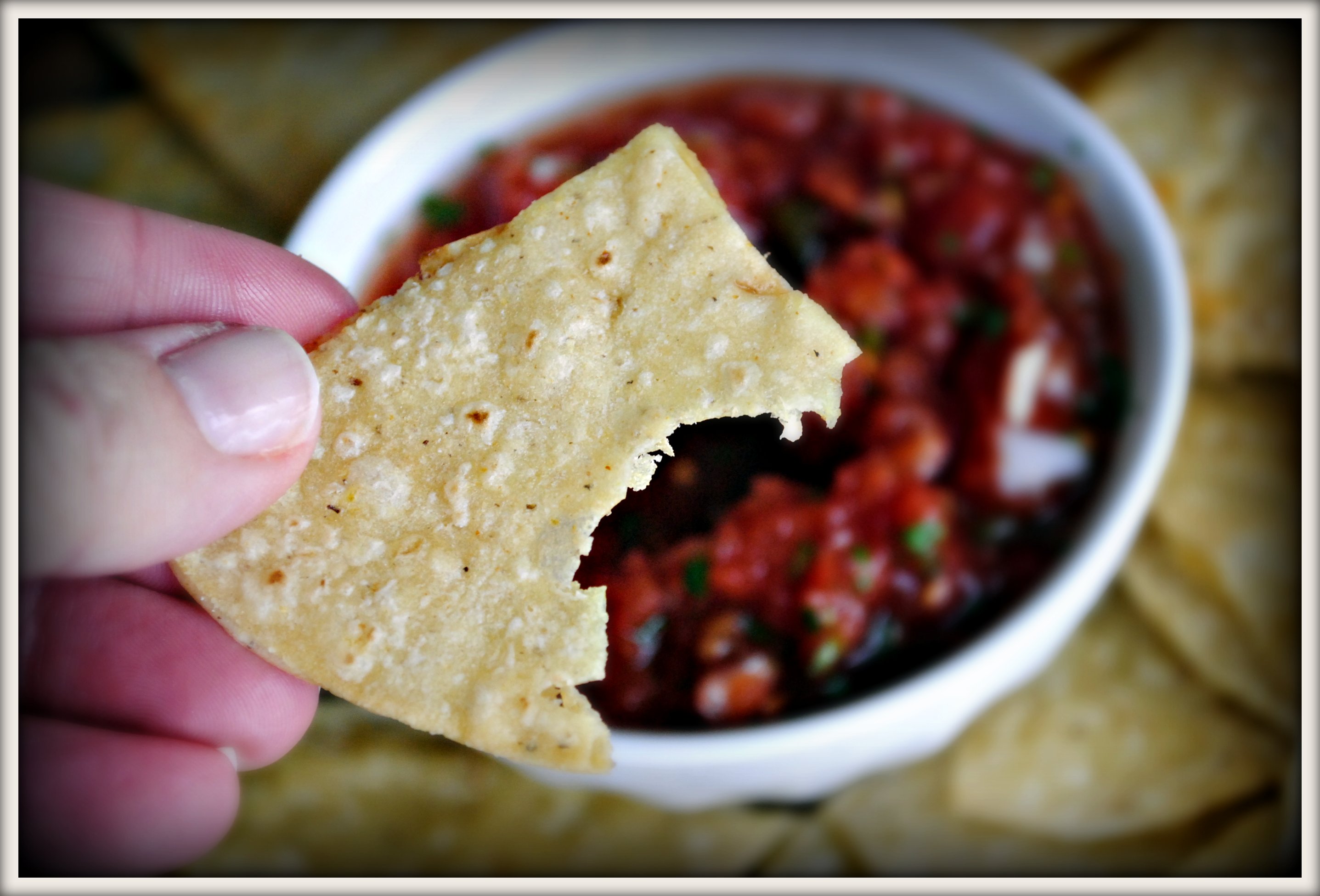 Simply Scratch Baked Lime Tortilla Chips Simply Scratch