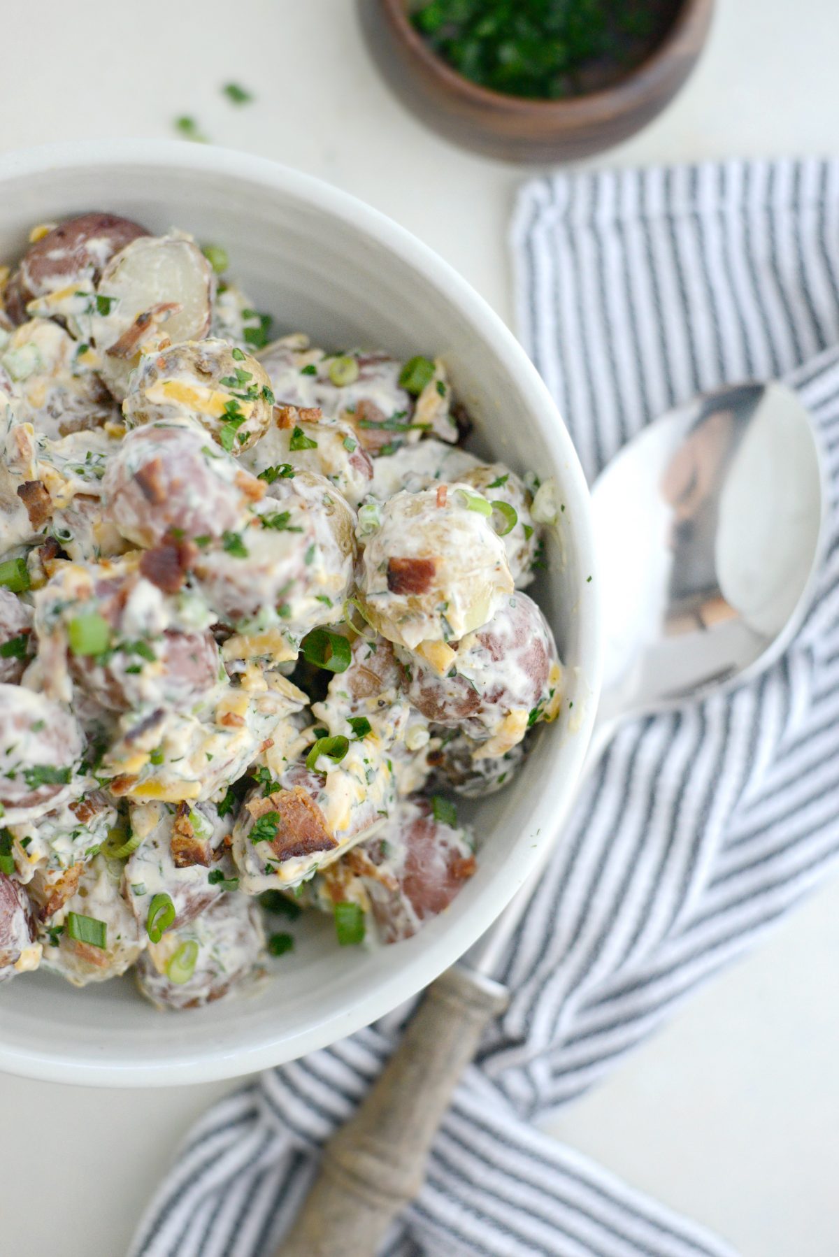 Bacon Cheddar Ranch Potato Salad l SimplyScratch.com (14)