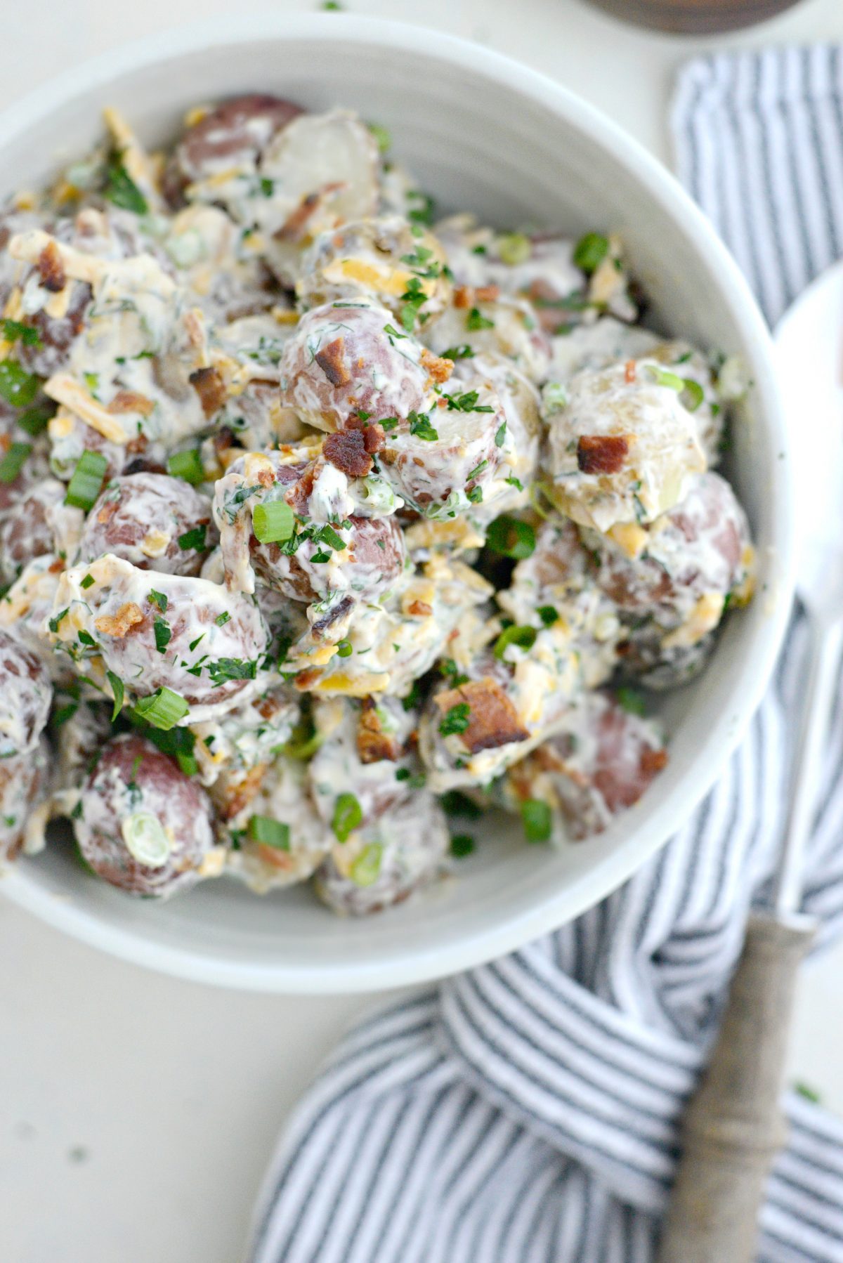 Bacon Cheddar Ranch Potato Salad l SimplyScratch.com (15)