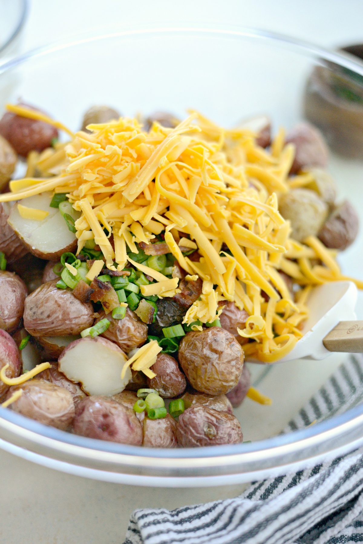 Bacon Cheddar Ranch Potato Salad l SimplyScratch.com (5)