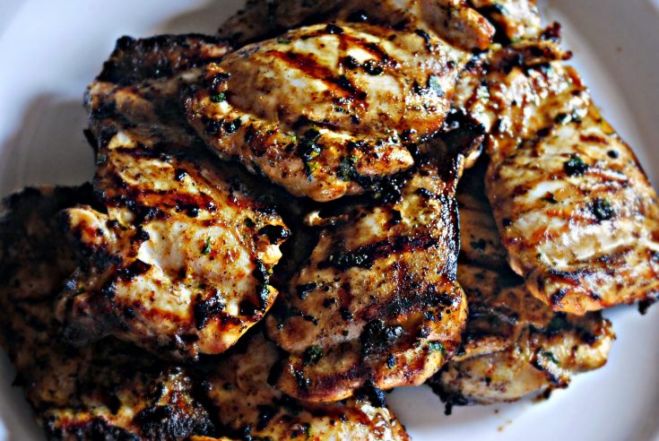 Beer Marinated Chicken Thighs