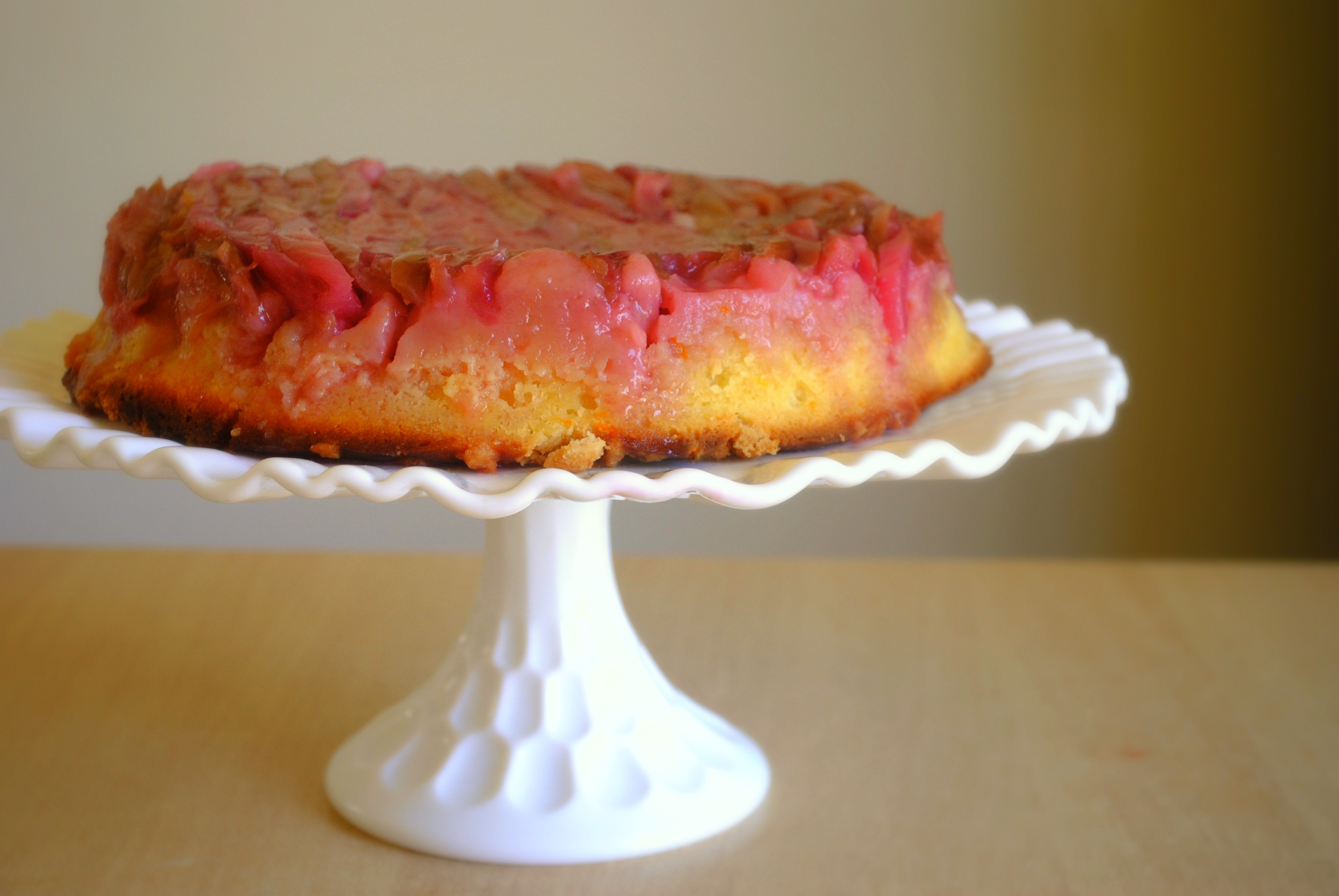 Simply Scratch Martha's Rhubarb UpsideDown Cake Simply Simply Scratch Martha's Rhubarb UpsideDown Cake Simply