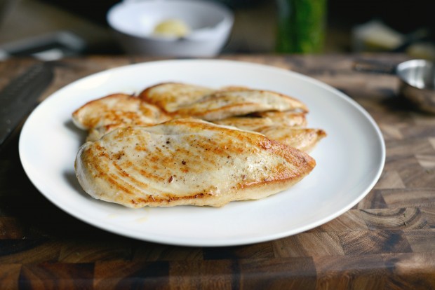 seared chicken breast with lemon herb pan sauce l SimplyScratch.com 