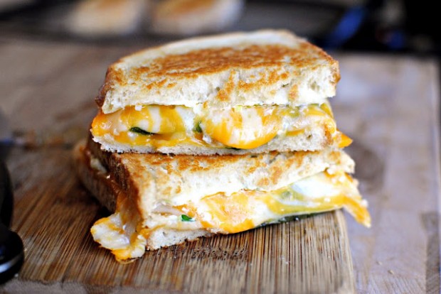 Jalapeño Popper Grilled Cheese l SimplyScratch.com