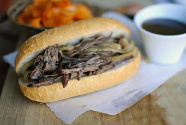 slow cooker french dip sandwiches l simplyscratch.com french dip2