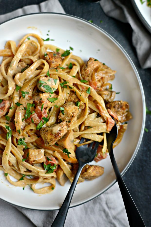 Cajun Chicken Pasta l SimplyScratch.com