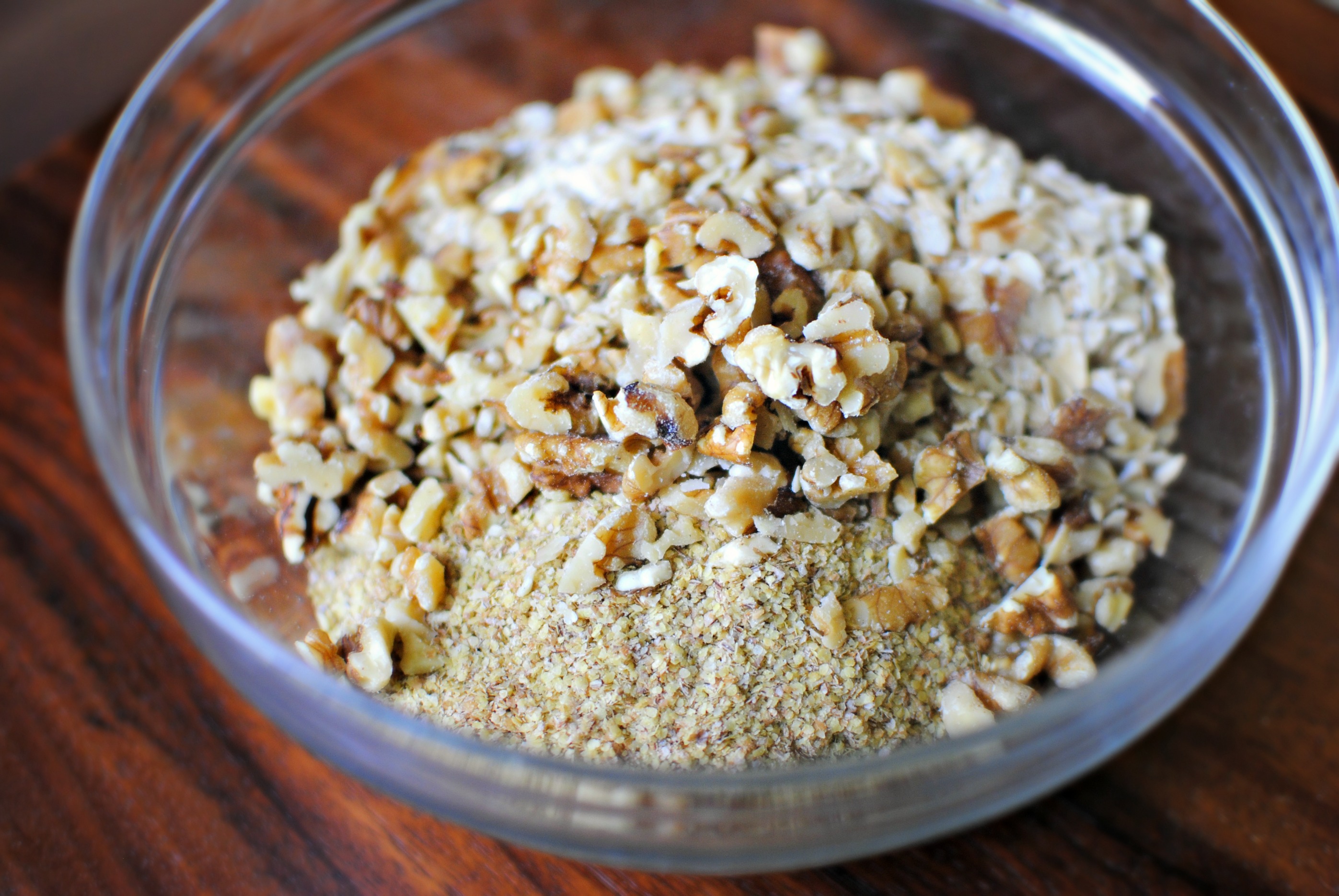 Simply Scratch add in the chopped walnuts Simply Scratch