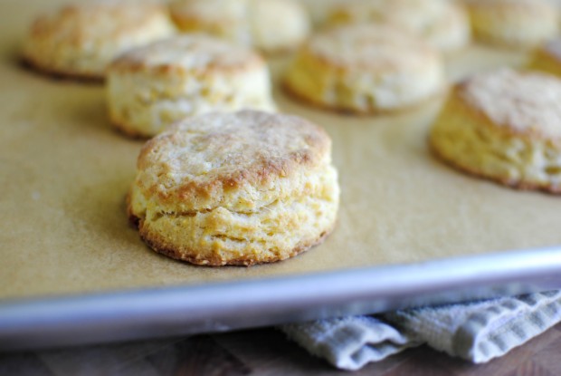 cornmeal buttermilk biscuits l simplyscratch.com