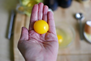 Creamy Caesar Egg Yolk