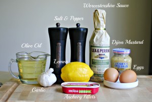 Creamy Caesar Ingredients