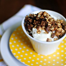 on yogurt