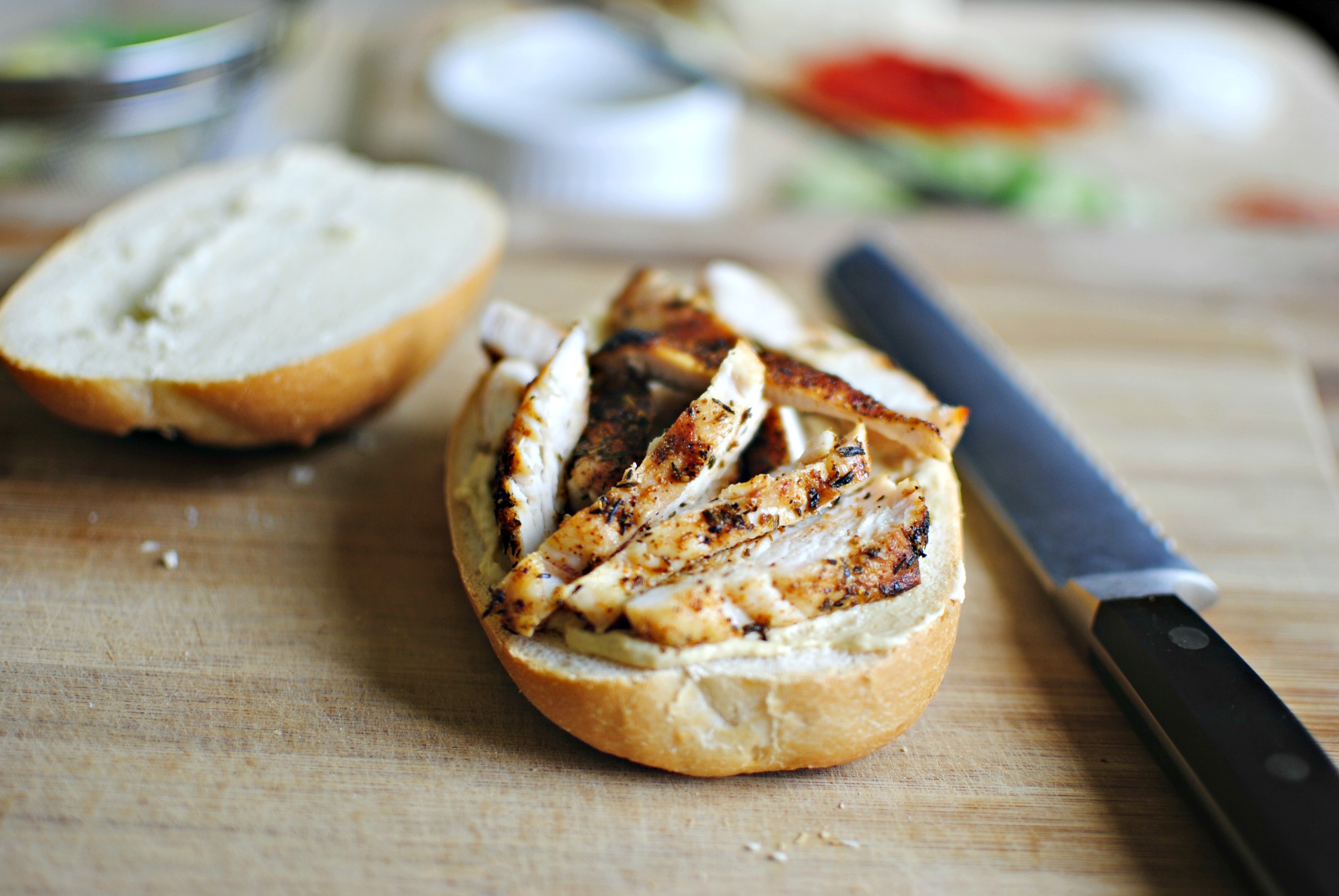 Sliced Baked Chicken Sandwich from Resepi Sandwich Chicken Slice