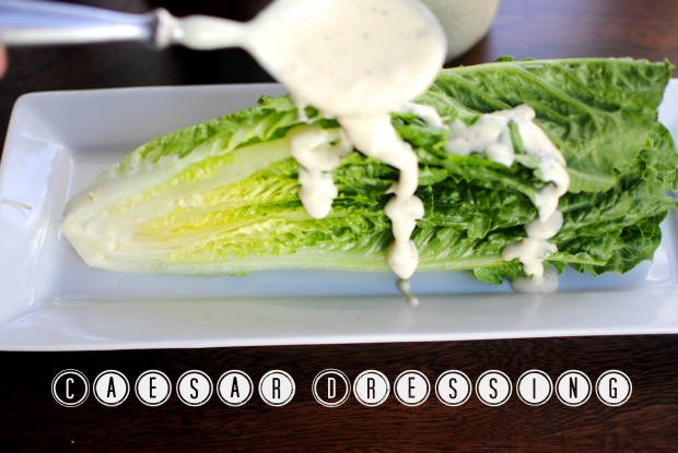 Caesar Romaine Wedge Salad l SimplyScratch.com