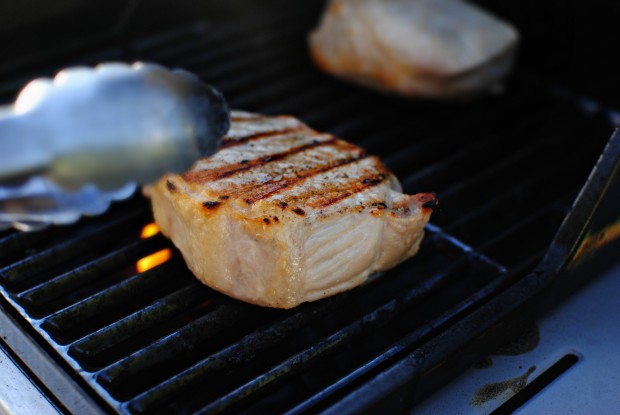 Maple Honey Glazed Pork Chops l SimplyScratch.com