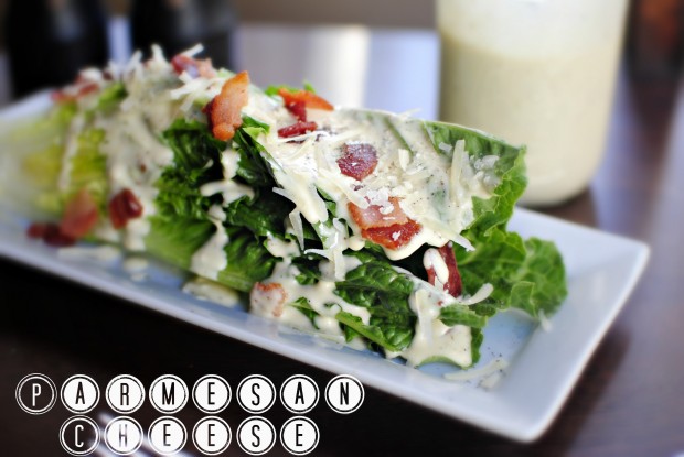 Caesar Romaine Wedge Salad l SimplyScratch.com