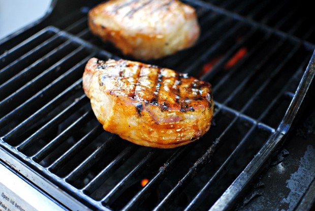 Maple Honey Glazed Pork Chops l SimplyScratch.com