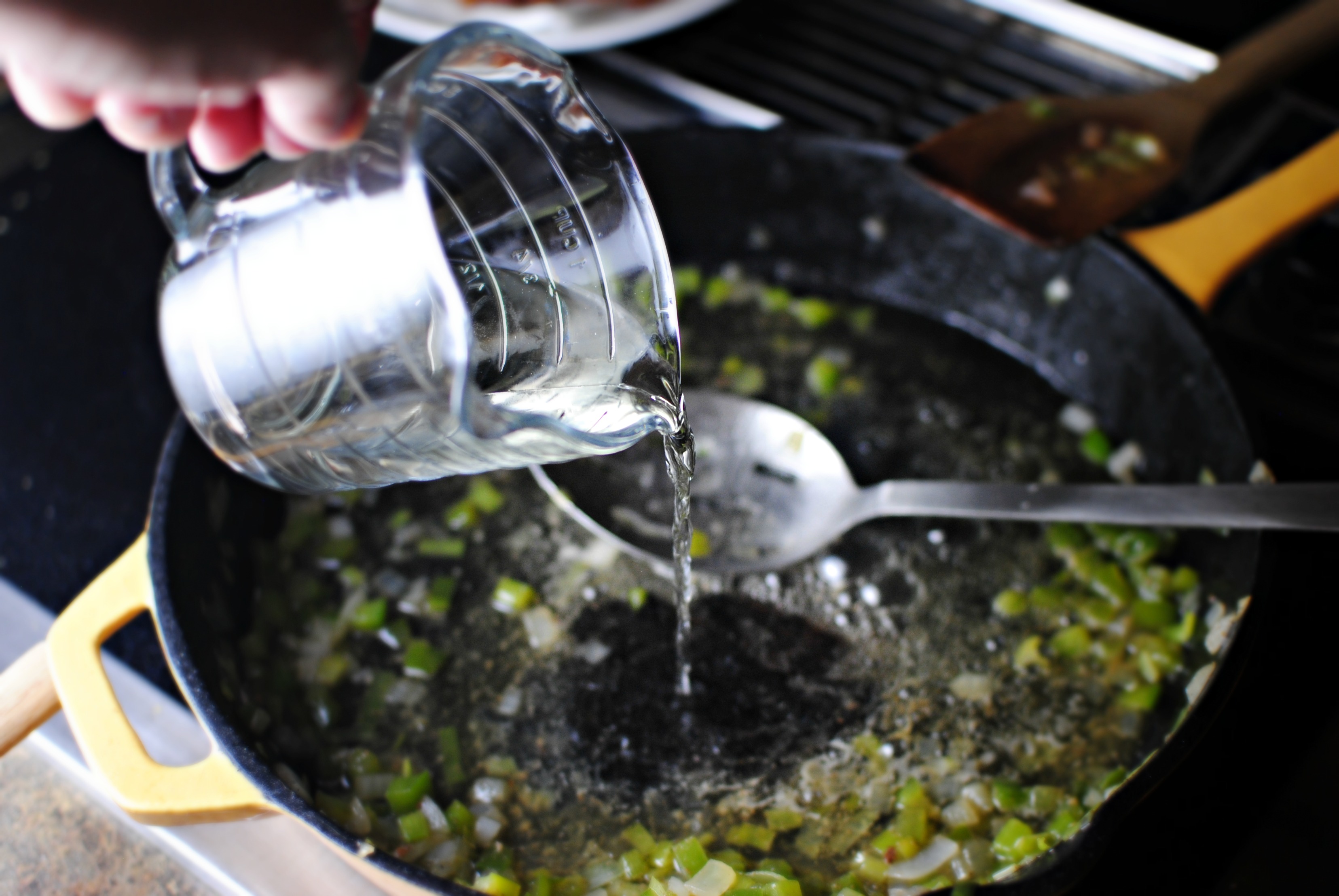 Simply Scratch deglaze with wine Simply Scratch