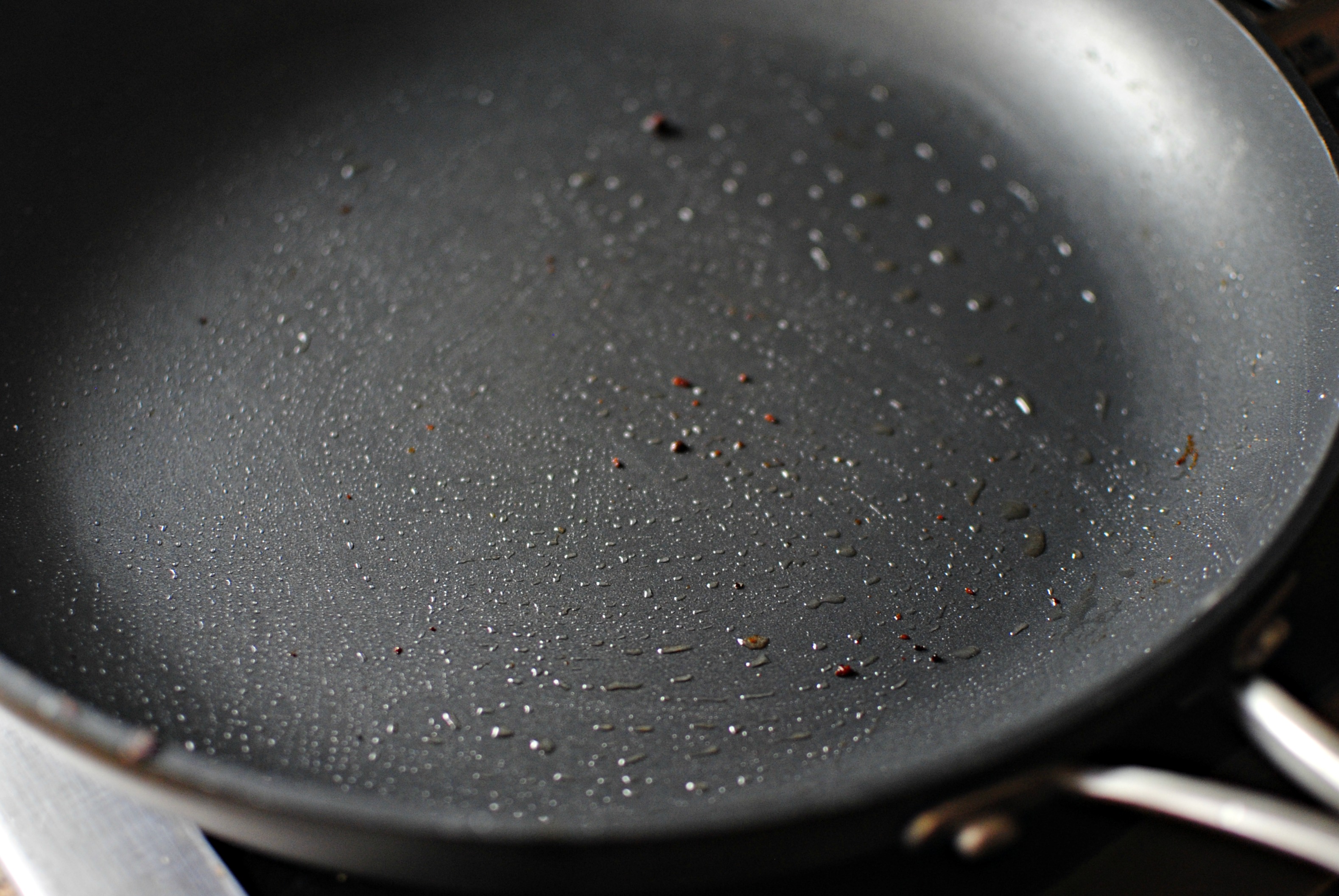 Simply Scratch drain bacon fat and leave a little Simply Scratch