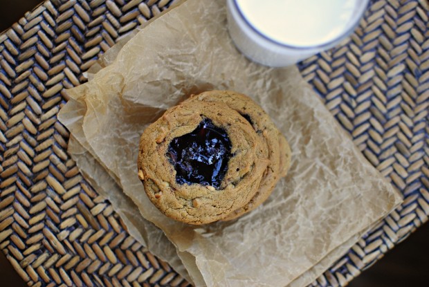 Peanut Butter Jam Cookies l SimplyScratch.com