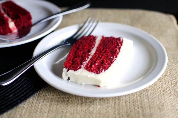 Classic Red Velvet Cake l SimplyScratch.com #redvelvet #valentinesday #cake #fromscratch #homemade