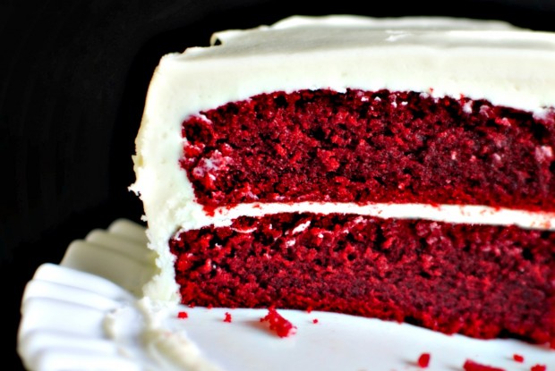 Classic Red Velvet Cake l SimplyScratch.com #redvelvet #valentinesday #cake #fromscratch #homemade