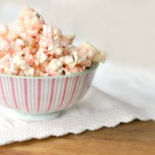 White Chocolate Peppermint Popcorn