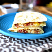 Barbecue Bacon and Pineapple Quesadilla1