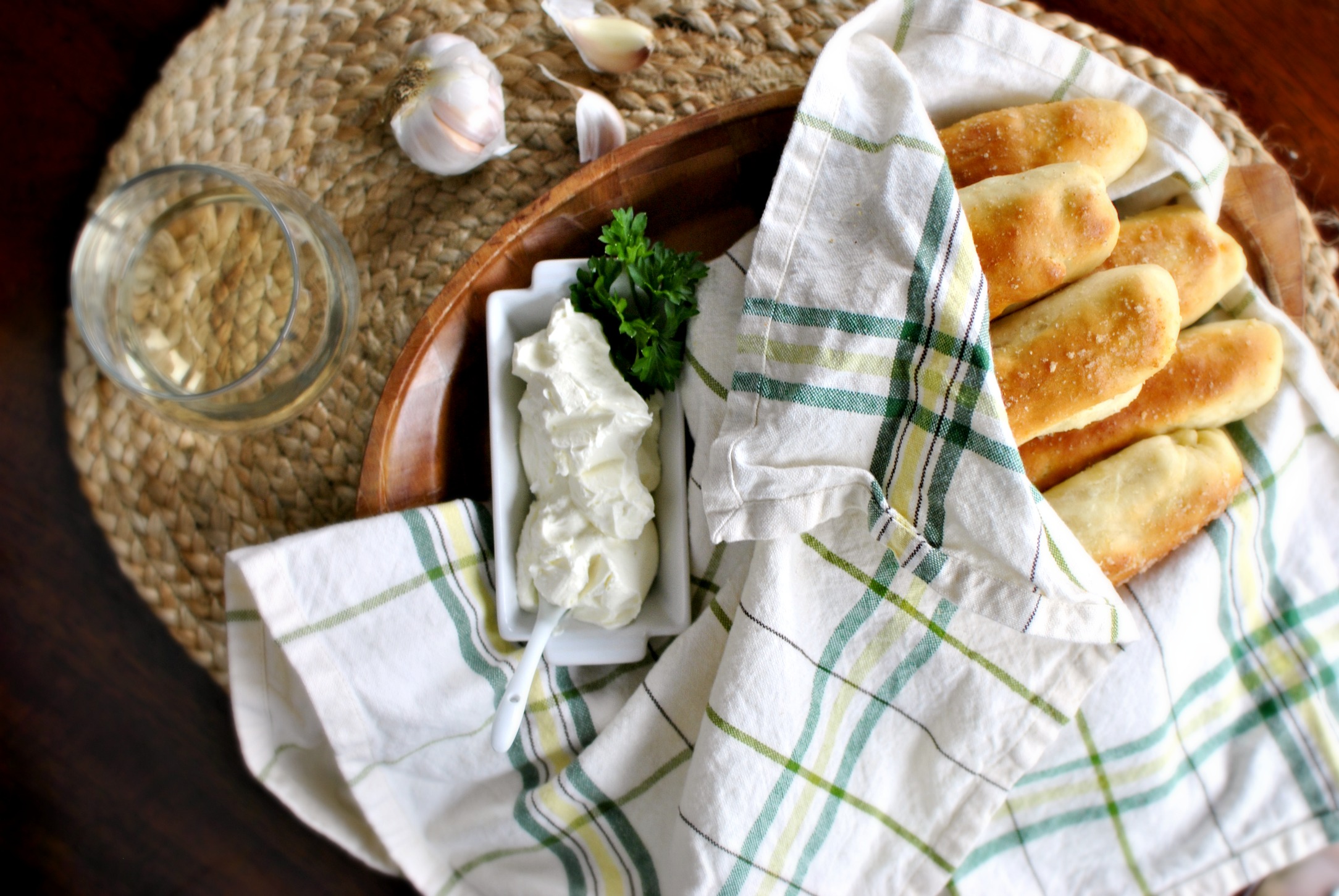 Homemade Breadsticks and Garlic Cheese Dip 01