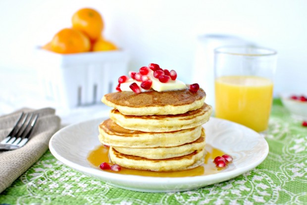Eggnog Pancakes l SimplyScratch.com
