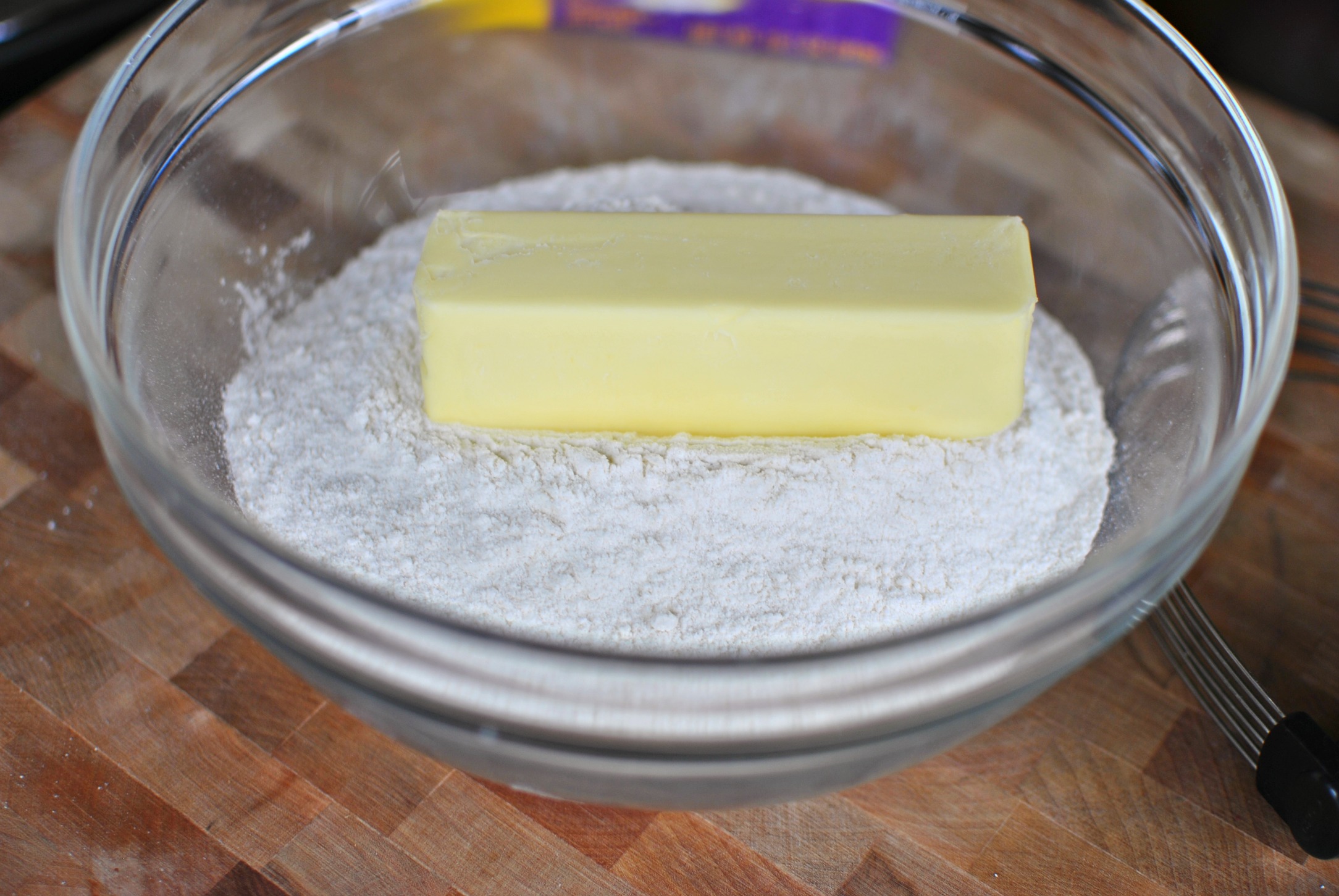 Simply Scratch cake mix and butter Simply Scratch