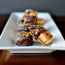 chocolate PB pretzel bites