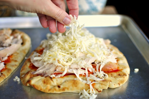Buffalo Chicken Flat Bread Pizza - Cheese