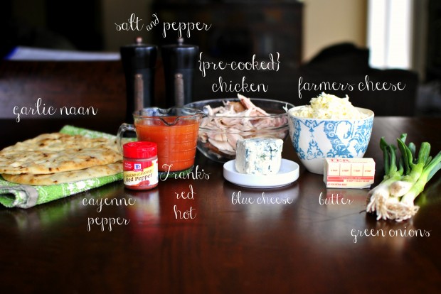 Buffalo Chicken Flat Bread Pizza Ingredients
