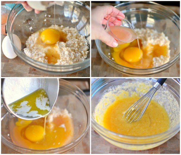 eggs, grape fruit juice, butter and mixed