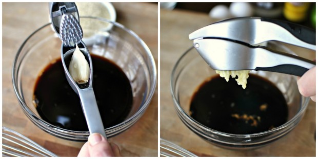 garlic pressed