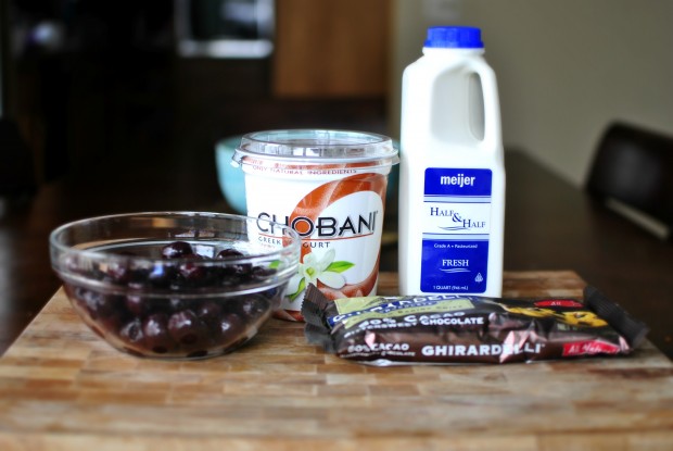Black-cheery-and-chocolate-chip-froyo-ingredients