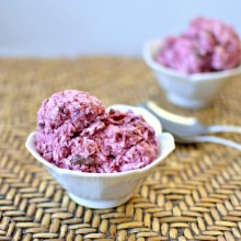 Dark Chocolate Chip & Cherry Froyo 4