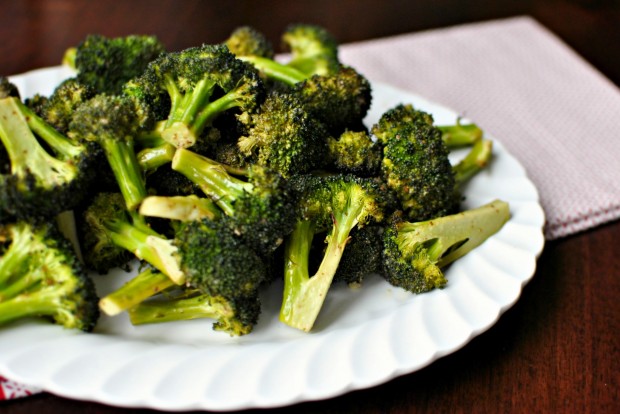 Roasted Marinated Broccoli l SimplyScratch.com