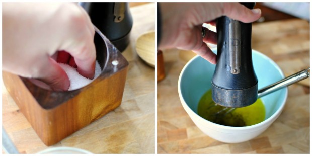 Garlic Parmesan Peppercorn Salad Dressing l SimplyScratch.com