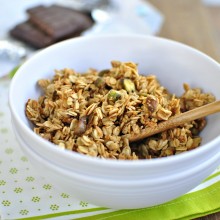 Spiced Pistachio and Toasted Coconut Granola Cereal