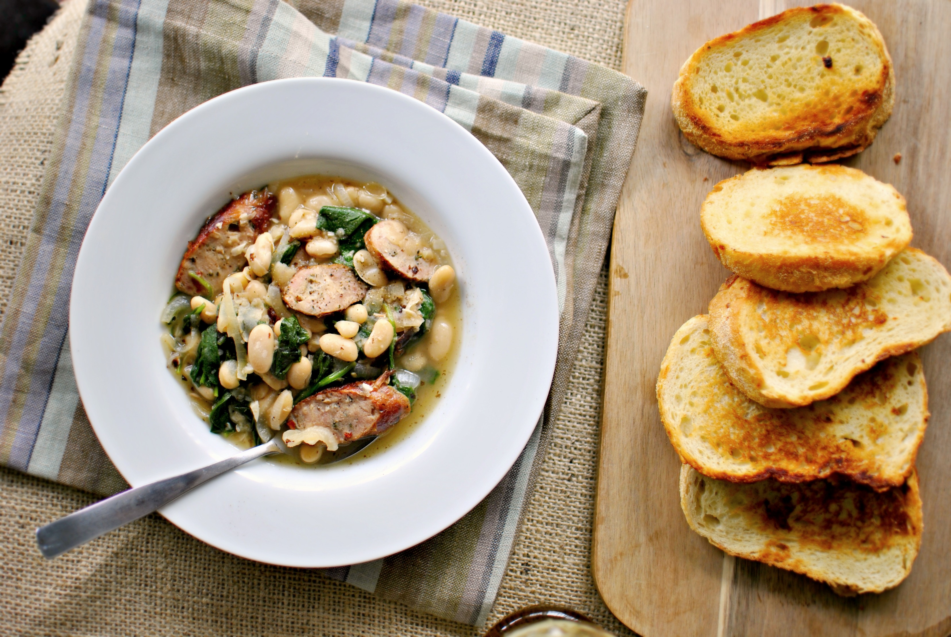 Simply Scratch Chicken Sausage White Bean Stew Simply Scratch