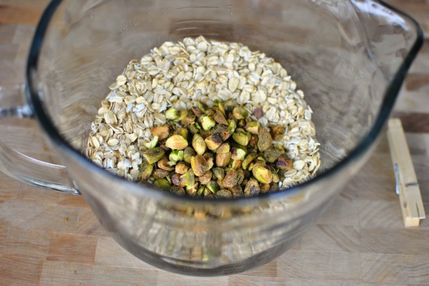 add in the pistachios