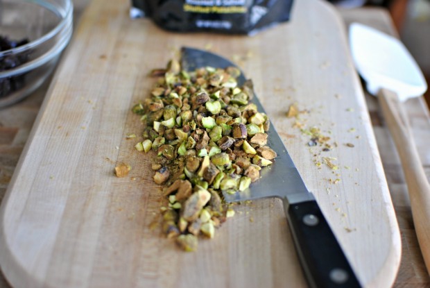 chopped pistachios