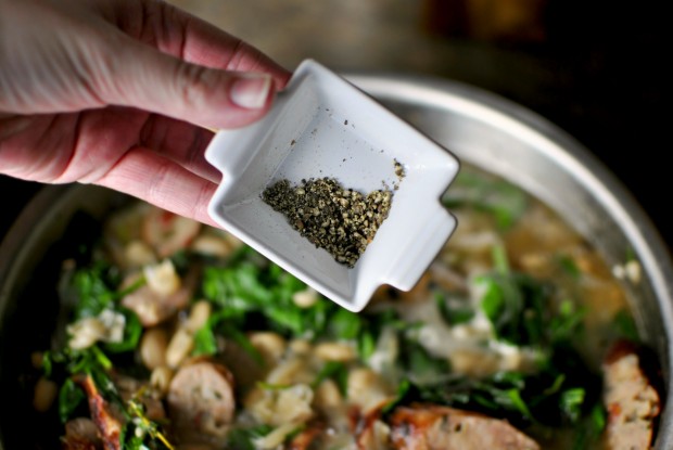 coarse black pepper