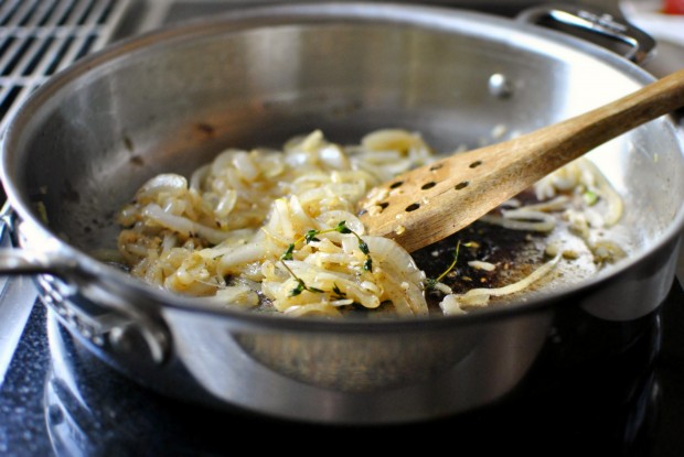 cooked onions and garlic