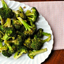 marinated and roasted Broccoli