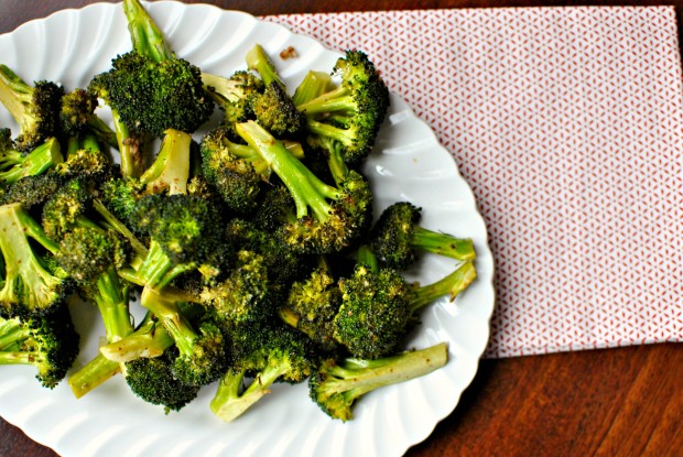 Roasted Marinated Broccoli l SimplyScratch.com